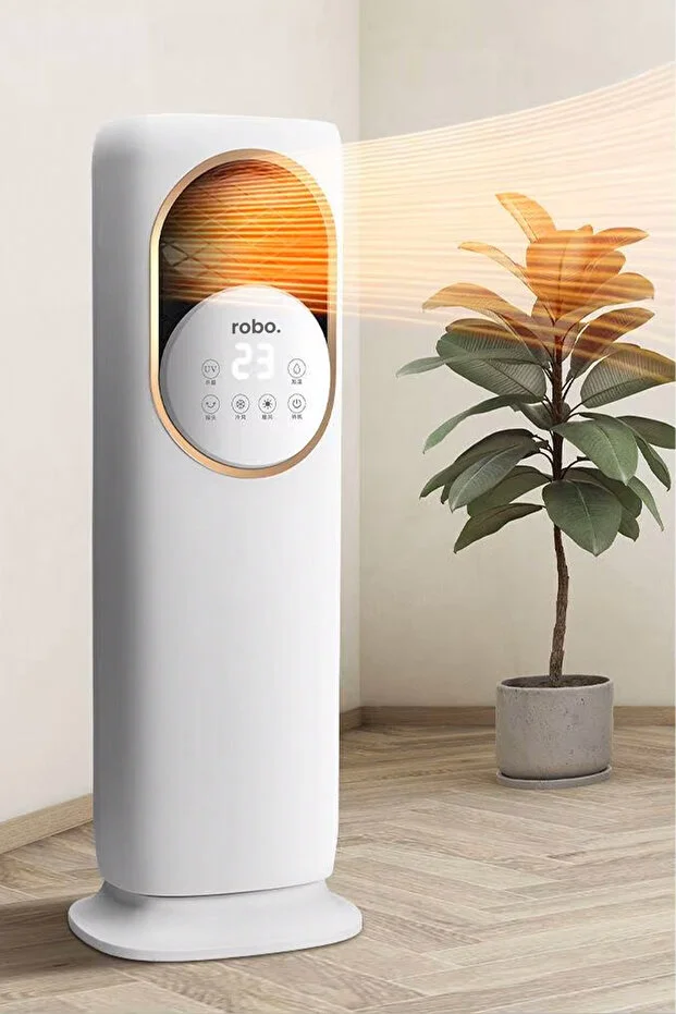 ROBO Uzaktan Kumandalı Hava Isıtıcı Soğutucu Nemlendirici UV Sterilizasyon Ünite 4'ü 1 Arada